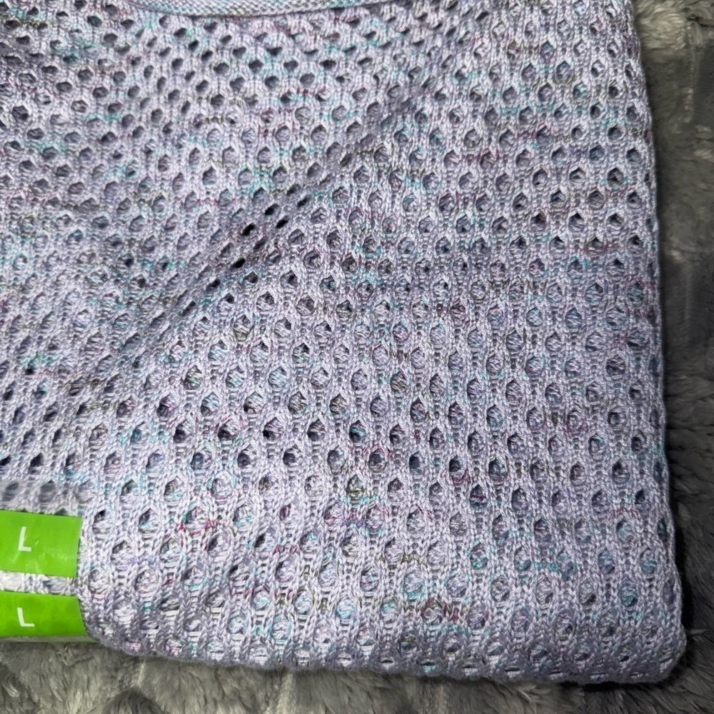 John Paul Richard Mesh Knit Long Sleeve Shirt  – Size L – NWT - Picture 9 of 11